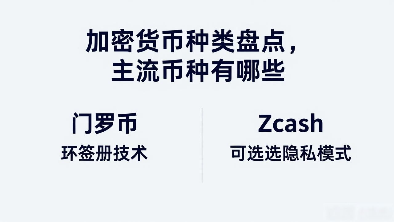 加秘数字货币有哪一些_加密货币市场分类_隐私保护类加密货币