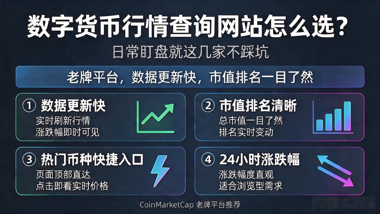 CoinGecko TradingView CoinMarketCap_数字货币行情查询网站_数字货币行情查询网站