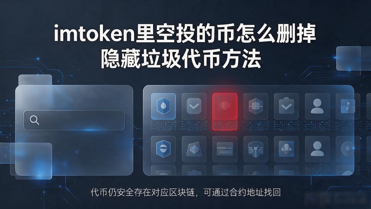 imToken隐藏空投代币_imToken删除空投代币方法_imtoken空投币怎么删除