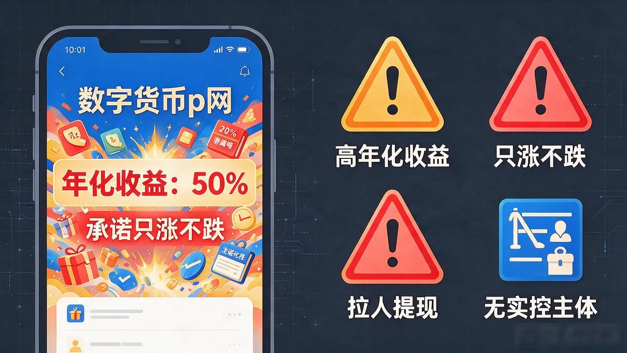 高收益庞氏骗局识别_数字货币p网圈钱_数字货币理财平台骗局
