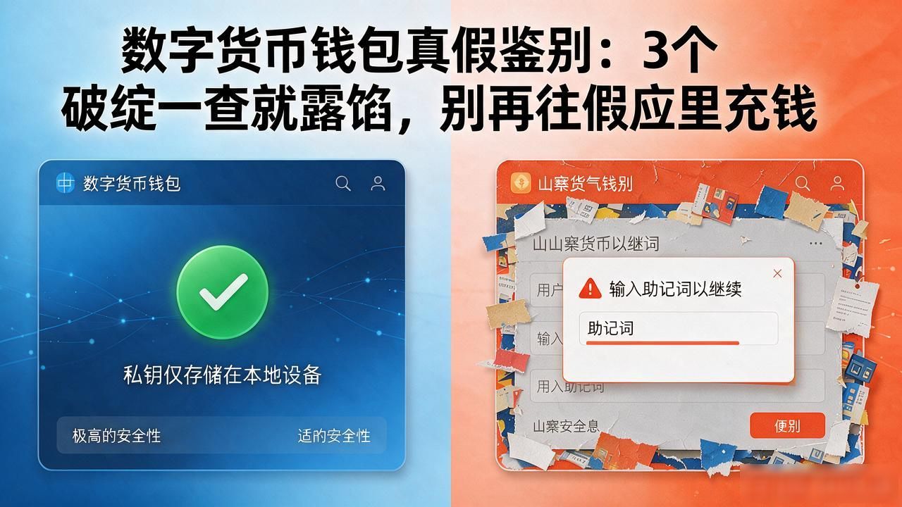 假钱包识别技巧_区块链安全审计_数字货币钱包真假鉴别