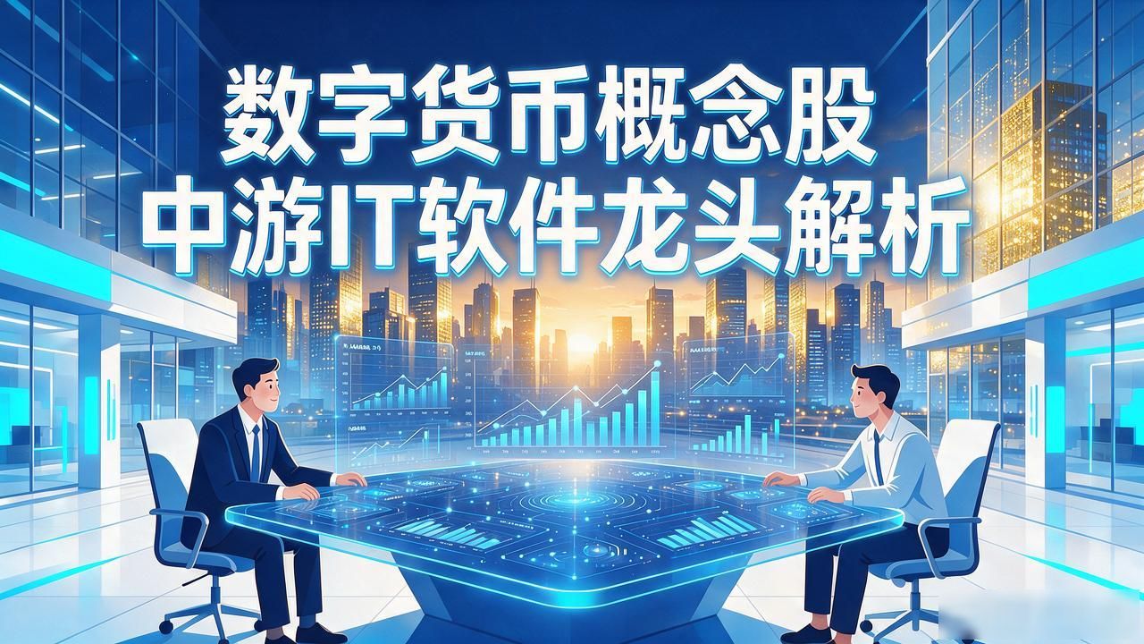 数字货币中游IT软件龙头股_数字货币中游IT软件服务商_数字人民币软件开发商