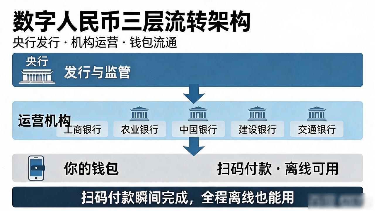 稳定币与数字人民币区别解析_新型数字货币图解_数字人民币底层逻辑与日常使用指南