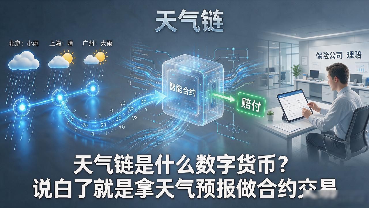 天气链是什么数字货币_天气链 区块链气象数据 天气衍生品