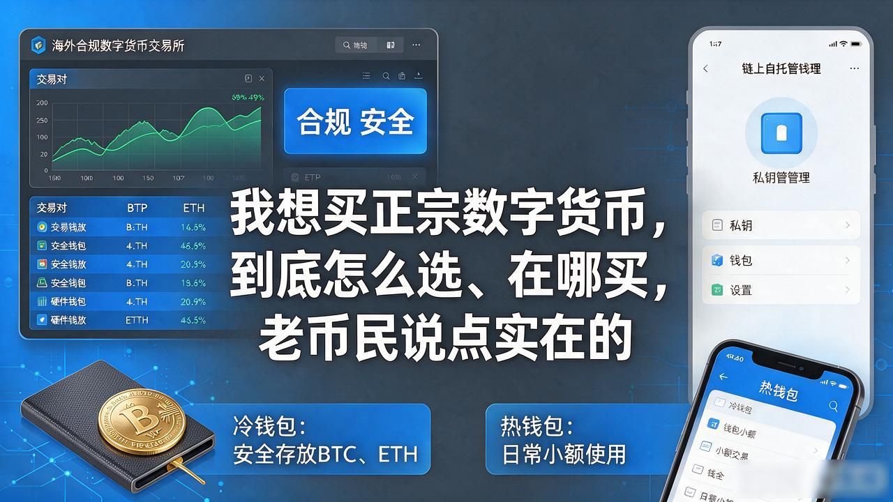 币圈新手避坑指南冷钱包自托管_如何辨别正宗数字货币项目_我想买正宗的数字货币