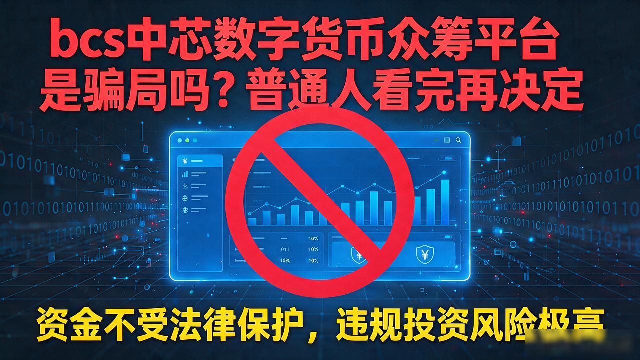 bcs中芯数字货币众筹交易平台_区块链高收益理财风险警示_中芯数字货币众筹交易平台骗局解析
