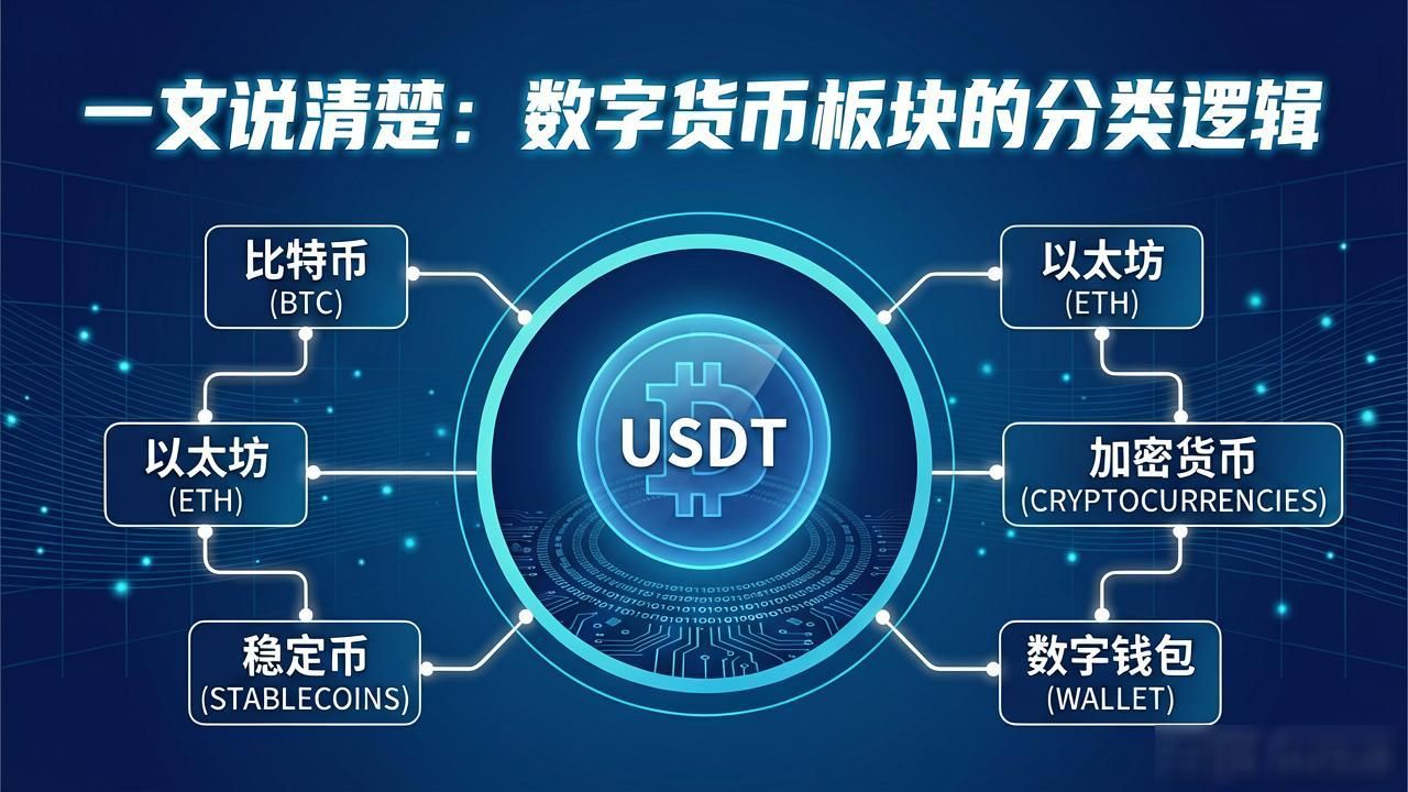 数字货币板块的分类_主流加密货币市值稳定流动性充裕_华尔街资深交易员解读数字货币板块分类脉络
