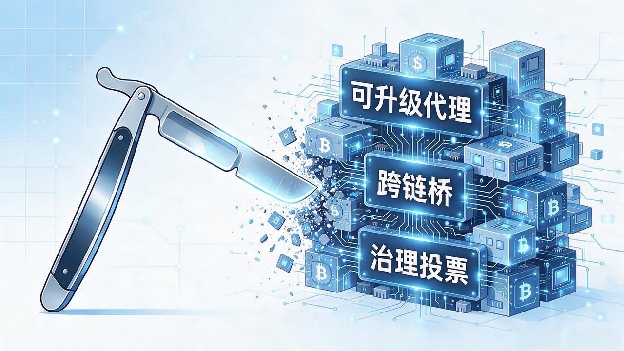 奥卡姆剃刀谈数字货币_奥卡姆剃刀原则在数字货币中的应用_比特币底层逻辑与简单性设计