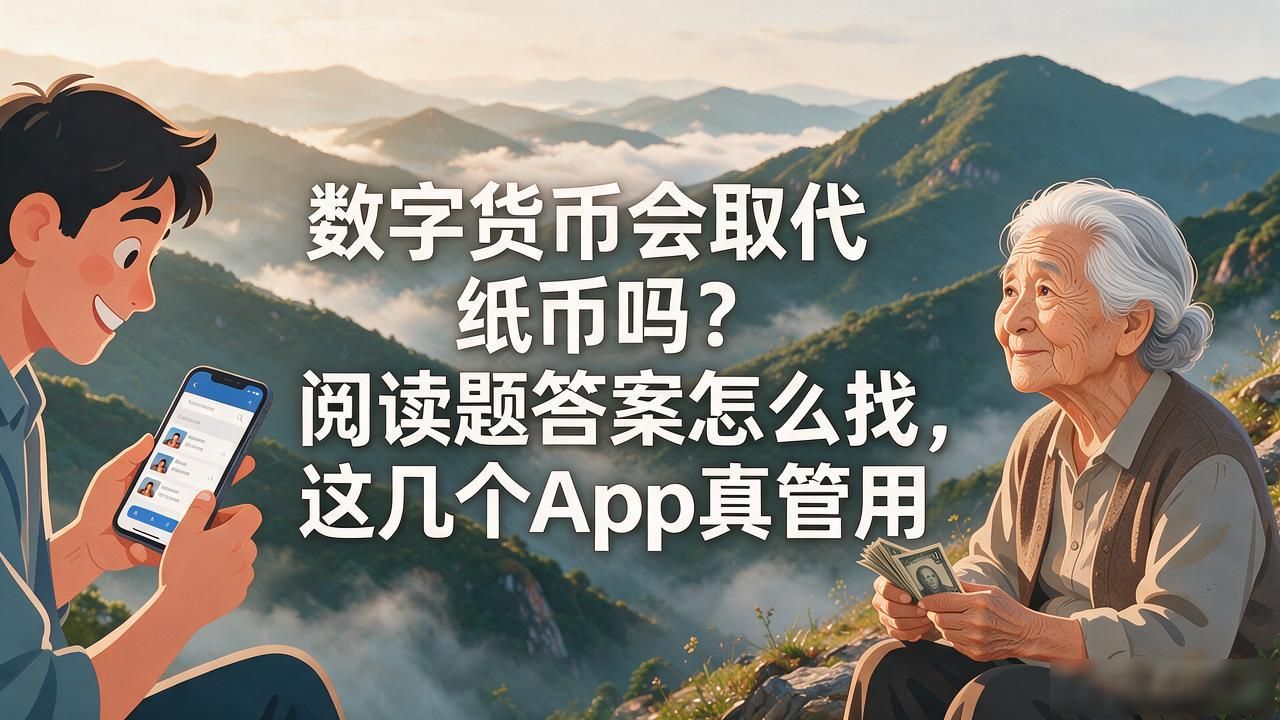 数字货币会取代纸币吗阅读答案 app_数字人民币取代纸币 共存互补_数字人民币技术优势 使用场景