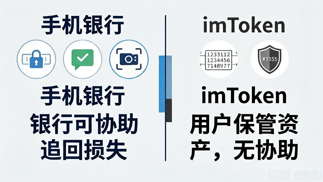 和imtoken一样的钱包_imToken钱包App与移动银行的区别_冷钱包热钱包区别