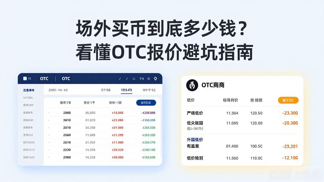 OTC价格形成的核心因素_加密货币场外交易底层逻辑_场外交易数字货币价格