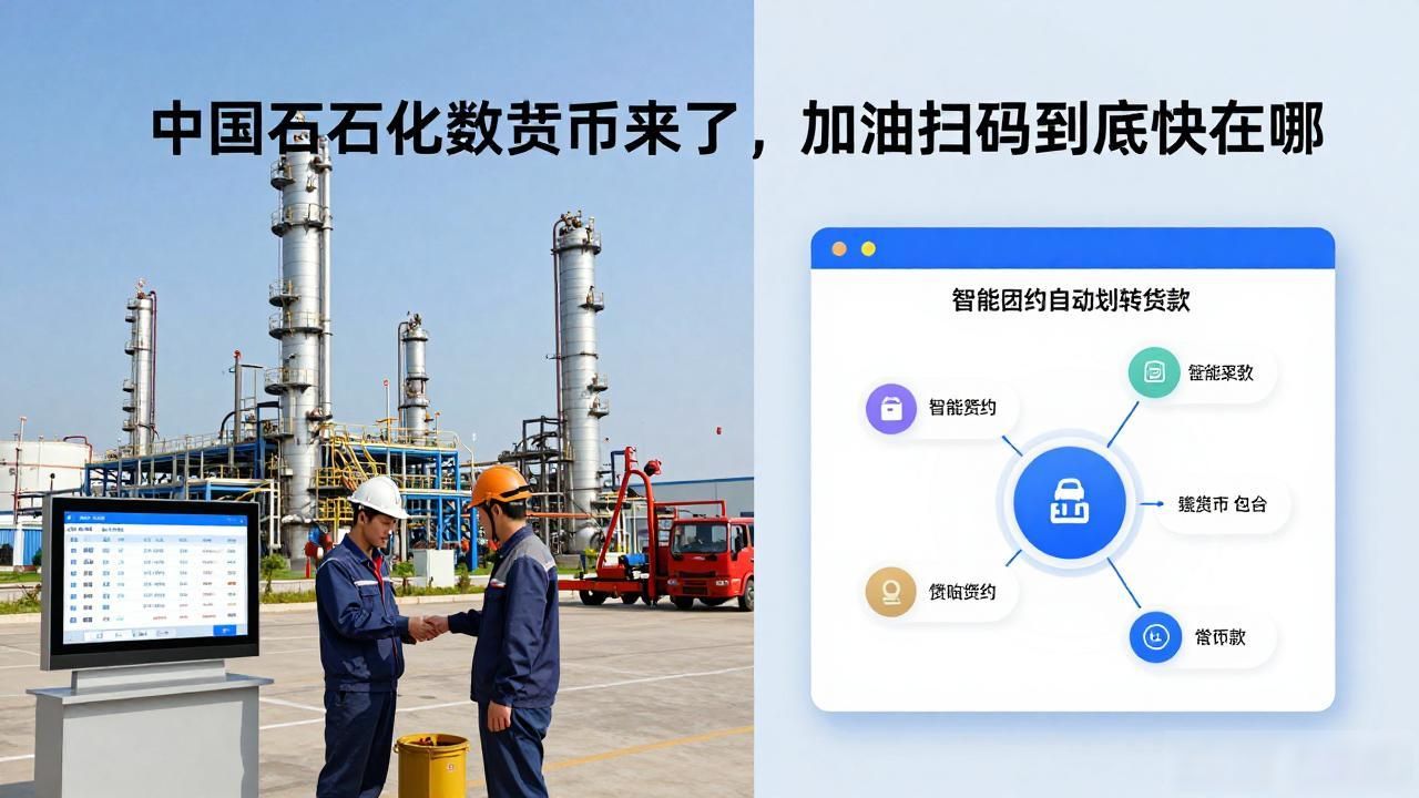中国石化数字货币_数字人民币石化应用_中国石化数字货币