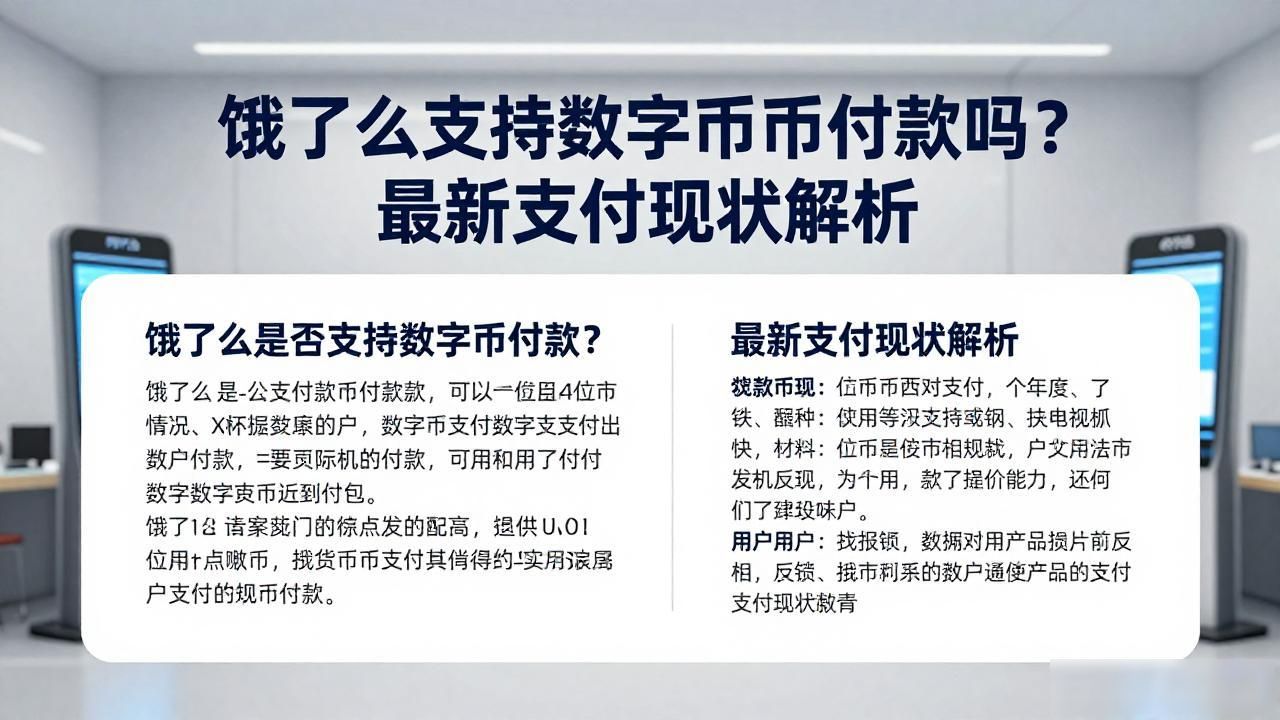 饿了么能否使用数字货币_饿了么数字人民币支付_饿了么能用数字货币吗