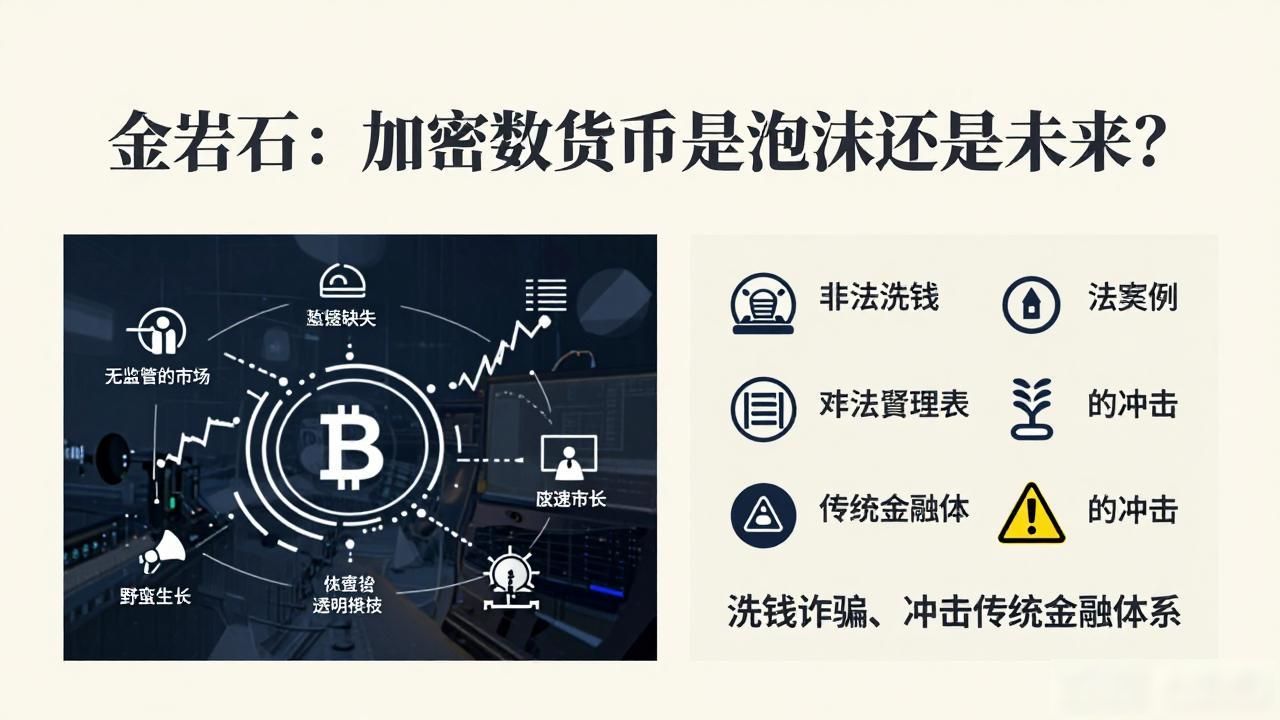 金岩石谈加密数字货币_加密货币的风险与监管_金岩石对加密货币的看法