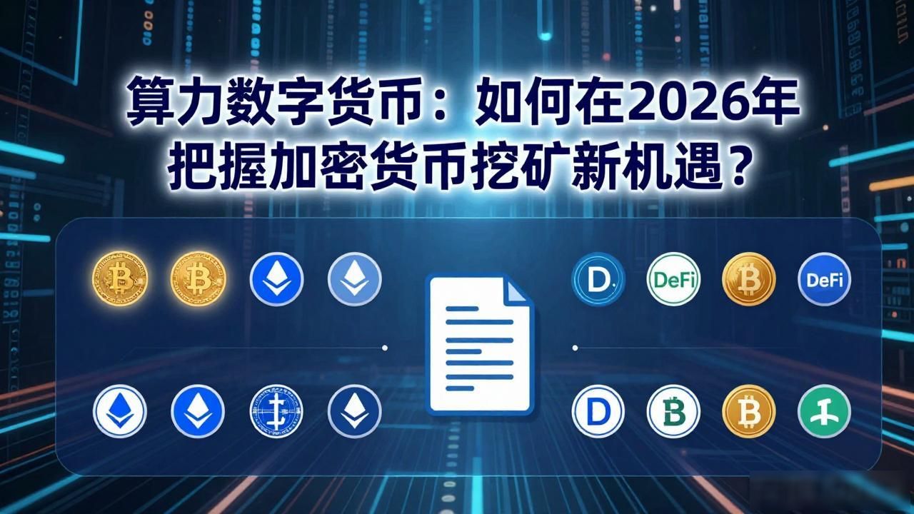2026年算力数字货币市场趋势_如何选择合适的算力数字货币平台_算力数字货币