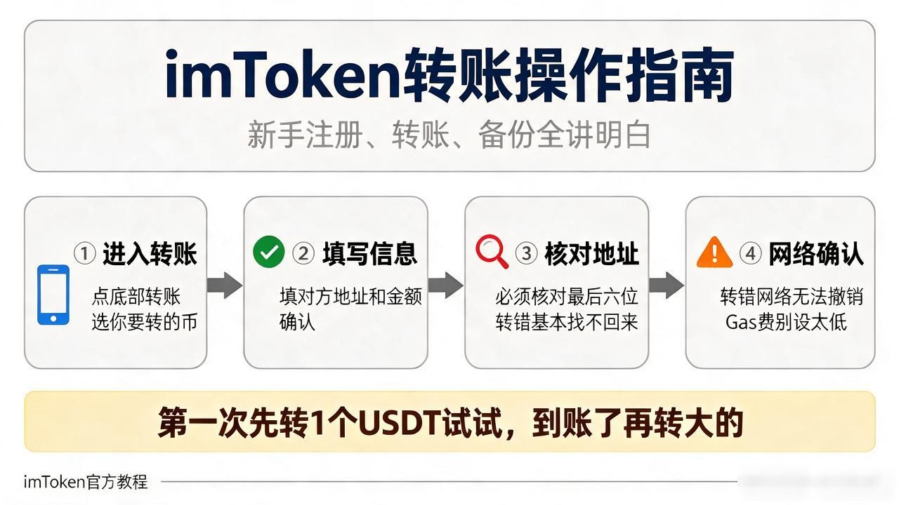 imtoken转账注意事项Gas费设置_imtoken 教程_imtoken钱包助记词备份安全指南