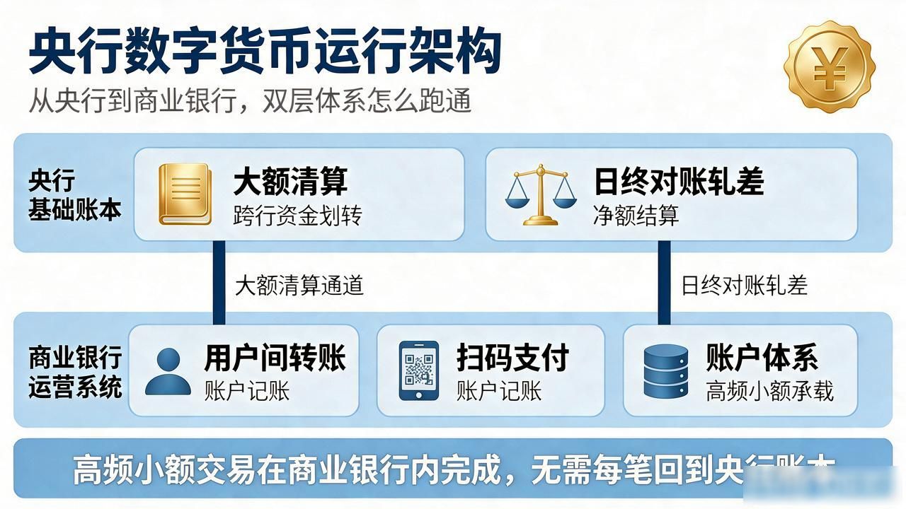 央行数字货币双层架构_央行数字货币运行架构_e-CNY发行回收机制