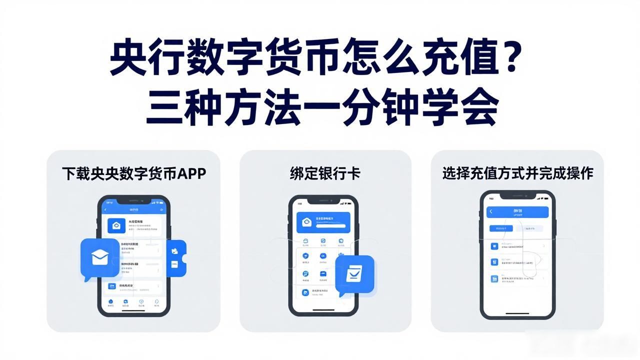 央行数字货币怎样充值_数字人民币如何充值_数字人民币绑定银行卡使用